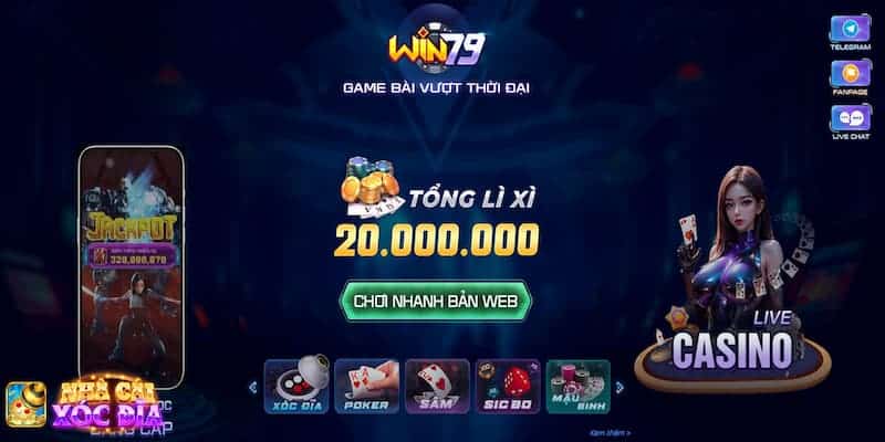 Win79 - Cổng game xóc đĩa số 1 hiện nay